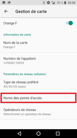 Comment configurer internet avec les données mobiles ?
